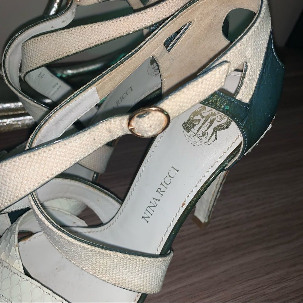 Nina Ricci Python heels sandals - Picture 9 of 16